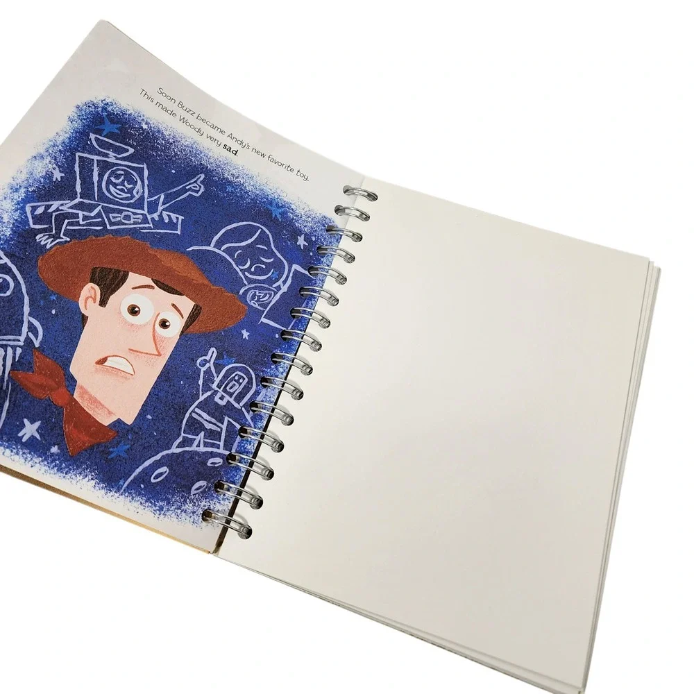 Disney Pixar‎ Toy Story Little Golden Book Spiral Notebook Journal Scrapbook